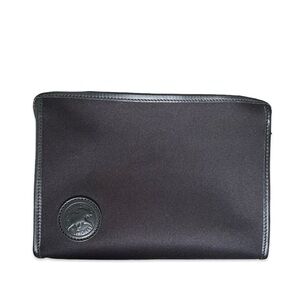 2003 Vintage Hunting World Leather Trimmed Nylon Cosmetics Case